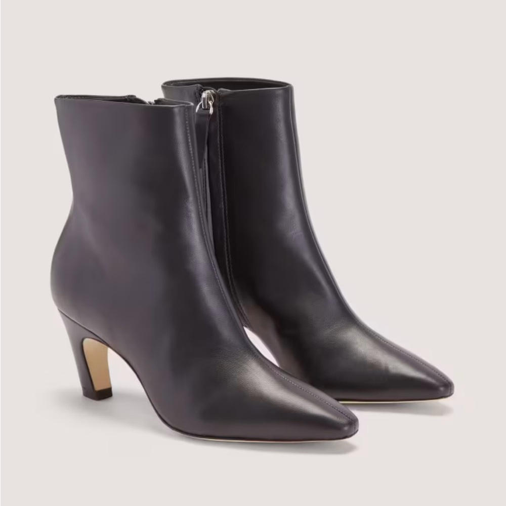 Everlane The Banana Boot Short Black Leather - Picture 1 of 6